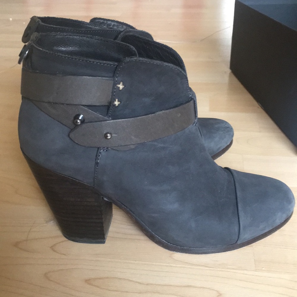 Rag & Bone Harrow Boots Slate sz. 37, fits 6 best